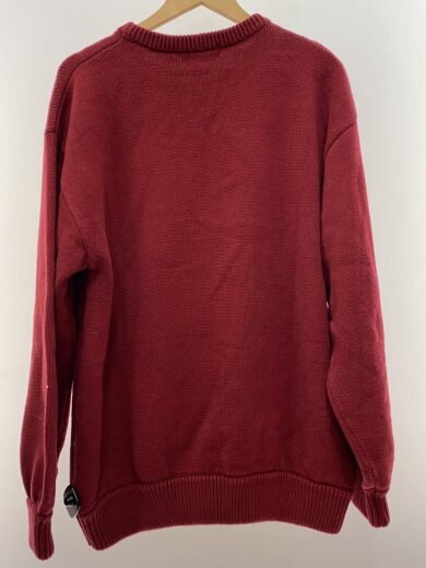 商品画像：ニット・セーター(厚手)/XL/コットン/RED/無地/101214015003 2
