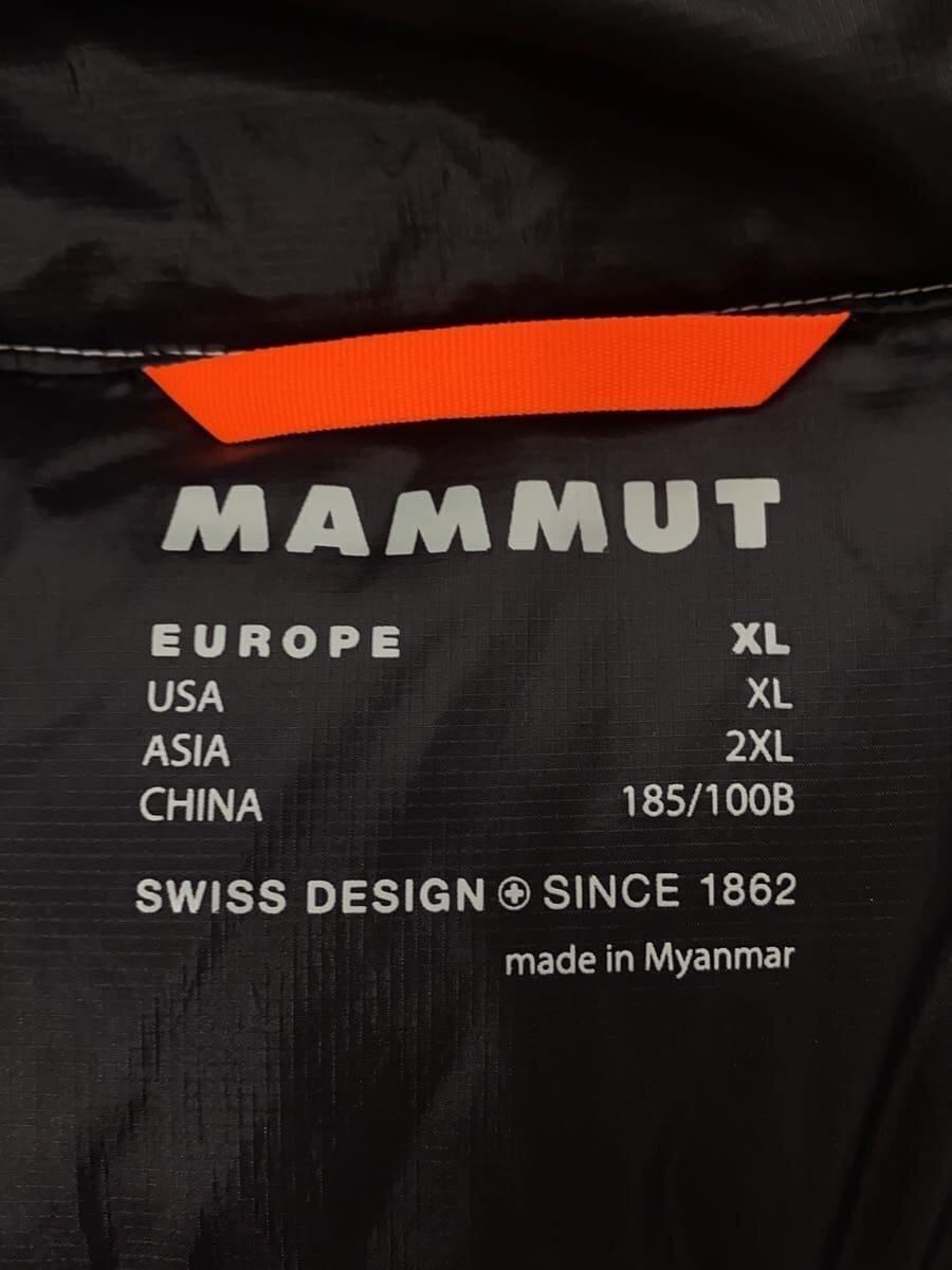 MAMMUT / コート/XL/ポリエステル/WHT/無地/1013-01750/エクセロン インサレーション /シミ汚れ有