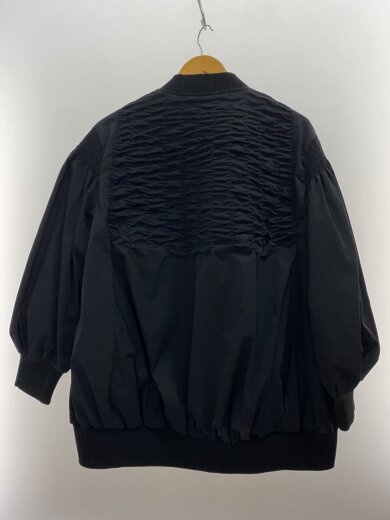 商品画像：ジャケット/FREE/ポリエステル/BLK/無地/06001076000 2