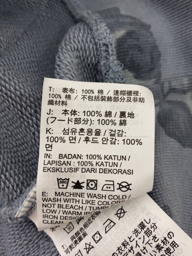 商品画像：パーカー/M/コットン/GRY/花柄/DJ9753-464 4