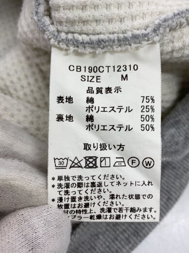 商品画像：ジップパーカー/M/コットン/GRY/CB190CT12310// 4