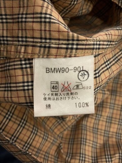 商品画像：長袖シャツ/3/コットン/BEG/オンブレCK/BMW90-901// 4