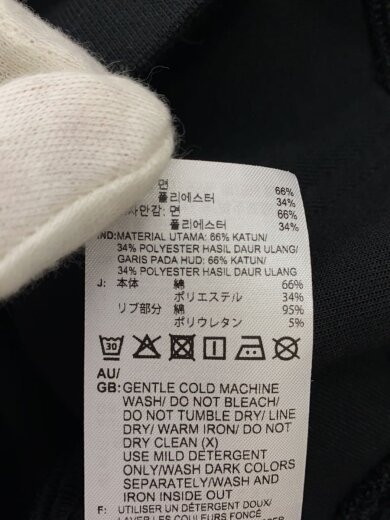 商品画像：パーカー/M/コットン/BLK/HM1871// 5