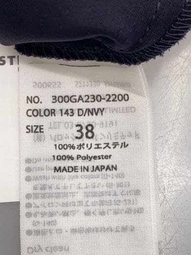 商品画像：７分袖ブラウス/38/ポリエステル/NVY/無地/300GA230-2200 4