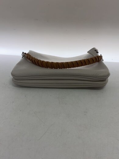 商品画像：ハンドバッグ/レザー/WHT/無地 4
