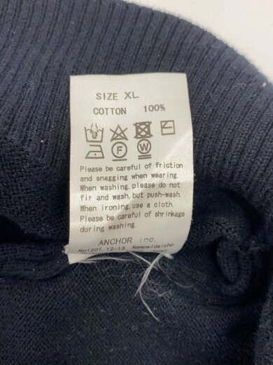 商品画像：ニット・セーター(厚手)/XL/コットン/BLK// 5