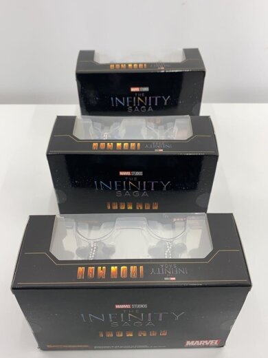 商品画像：フィギュア/ベアブリック アイアンマン ペアボックス賞A/B/C3セット 9