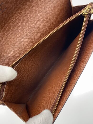 商品画像：1)ポルト・フォイユ・サラ_モノグラム・キャンバス/PVC/BRW/メンズ 5