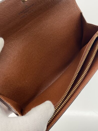 商品画像：1)ポルト・フォイユ・サラ_モノグラム・キャンバス/PVC/BRW/メンズ 6