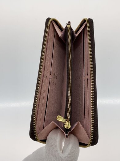 商品画像：ポルト・フォイユ・クレマンス_モノグラム・キャンバス_ローズバレリーヌ/レザー/BRW/総柄/レディー 4