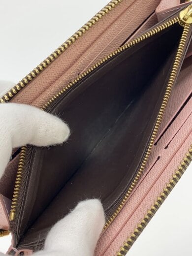 商品画像：ポルト・フォイユ・クレマンス_モノグラム・キャンバス_ローズバレリーヌ/レザー/BRW/総柄/レディー 5