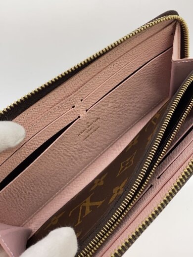 商品画像：ポルト・フォイユ・クレマンス_モノグラム・キャンバス_ローズバレリーヌ/レザー/BRW/総柄/レディー 6