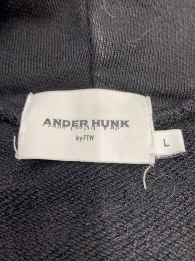 商品画像：ander hunk/パーカー/L/コットン/BLK/無地/AH092001BW 3