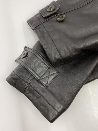 商品画像：liveoak/レザージャケット・ブルゾン/3L/羊革/BLK/無地/3206 6