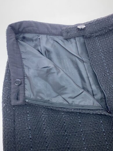 商品画像：ロングスカート/1/ポリエステル/BLK/無地/61-27-0098-370 3