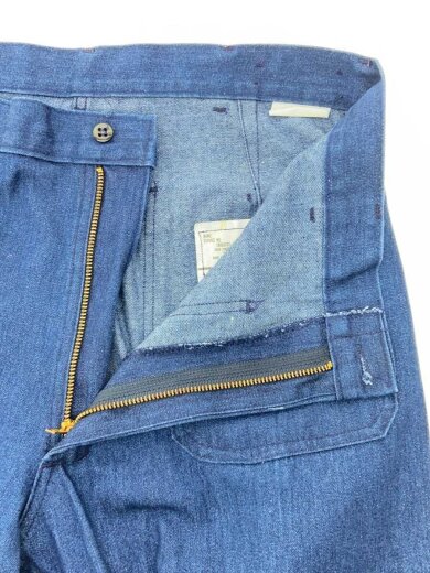 商品画像：ブーツカットパンツ/34/コットン/NVY/無地/8405-01-074-4893 3