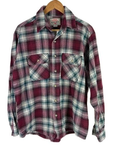 商品画像：長袖シャツ/L/コットン/マルチカラー/チェック/54002-69 1