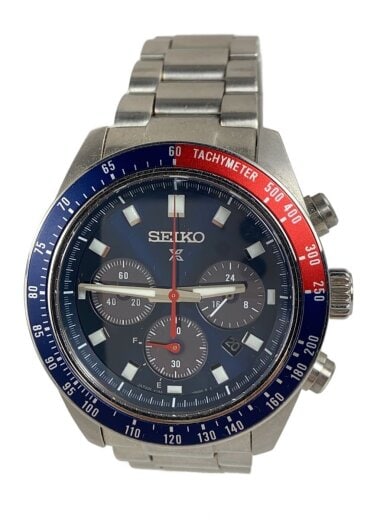 商品画像：ソーラー腕時計/アナログ/ステンレス/BLU/SLV/V192-0AH0 1