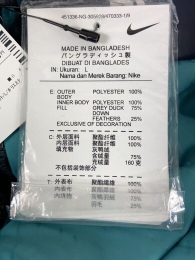 商品画像：ダウンジャケット/L/ポリエステル/BLU 5