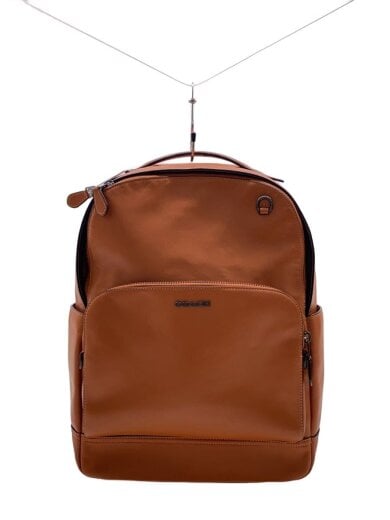 商品画像：グラハム・バックパック/レザー/BRW/無地 1