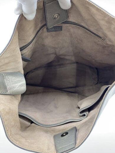 商品画像：ショルダーバッグ/レザー/GRY/無地 6