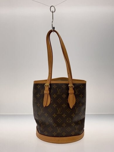 商品画像：プチ・バケット_モノグラム・キャンバス/PVC/BRW 3