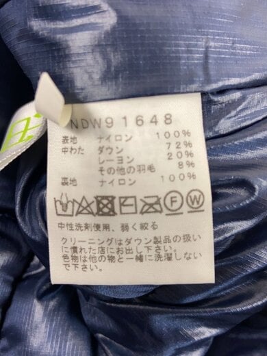 商品画像：ダウンベスト/M/ナイロン/NVY/無地/NDW91648 4