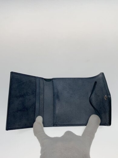商品画像：2つ折り財布/牛革/GRY/無地/メンズ// 4