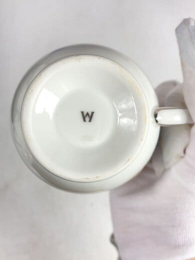 商品画像：カップ&ソーサー/6客/WHT/アレクサンドラ/カトラリー/未使用 9