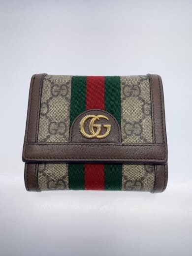 画像：GUCCIGG/シェリーライン/2つ折り財布/PVC/CRM/総柄/598662・5345631