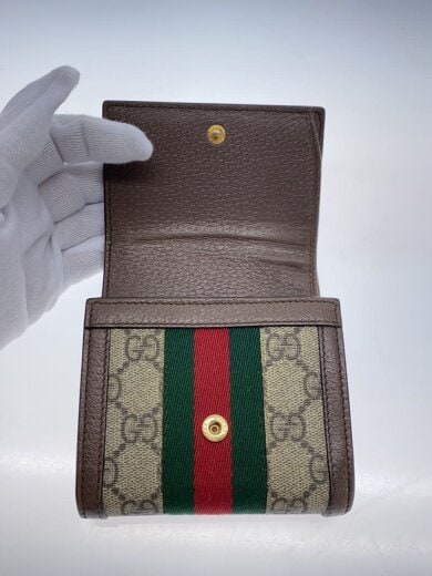 画像：GUCCIGG/シェリーライン/2つ折り財布/PVC/CRM/総柄/598662・5345634