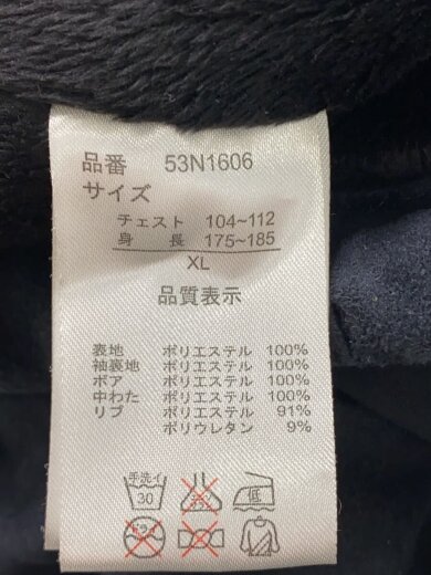 商品画像：ジャケット/XL/ポリエステル/BLK/無地 4