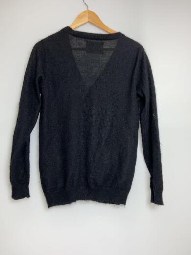 画像：WACKO MARIAカーディガン(薄手)/M/モヘア/BLK/10AW-KNT-012