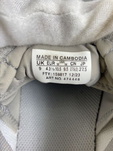 商品画像：ローカットスニーカー/27.5cm/GRY/474448 5