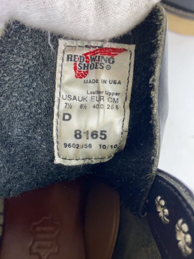 商品画像：レースアップブーツ/25.5cm/BLK/8165 5