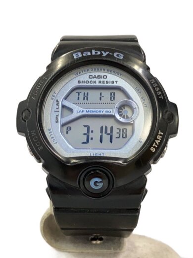 商品画像：クォーツ腕時計/デジタル/ラバー/SLV/BLK/BG-6903 1