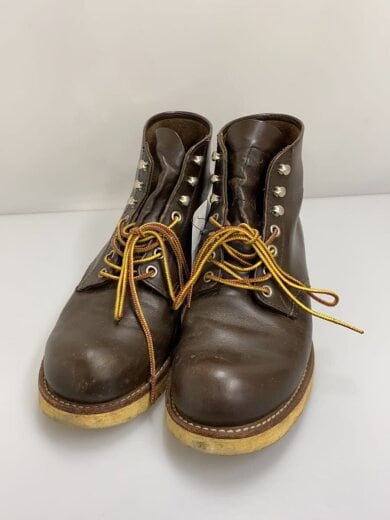 商品画像：レースアップブーツ/25cm/BRW/レザー/8132 2