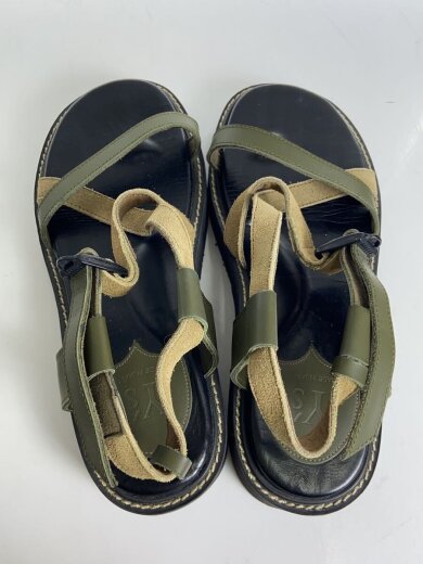 商品画像：サンダル/--/KHK/レザー 3