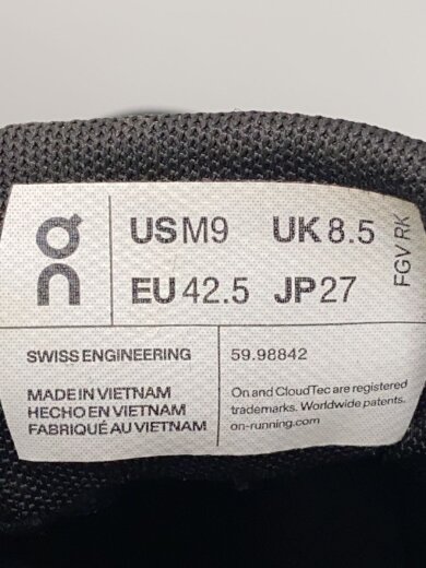 商品画像：ローカットスニーカー/27cm/BLK/59.98842 5