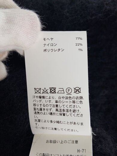商品画像：カーディガン(厚手)/1/モヘア/BLK/11232361304 5