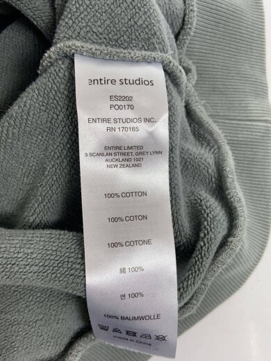 商品画像：ジップパーカー/S/コットン/GRY/ES2202 PO0170/ETERNAL ZIP 4