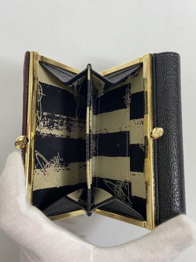 商品画像：3つ折り財布/レザー/BLK/レディース/3218C923 7