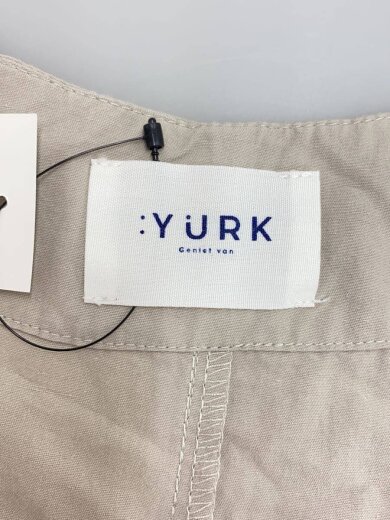 商品画像：YURK GENIET VAN/ノースリーブワンピース/FREE/コットン/BEG 3