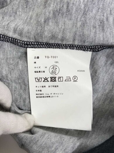 商品画像：Tシャツ/S/コットン/BLK/TQ-T001/綿天竺プリント/Fumi Imamura/AD2025 4