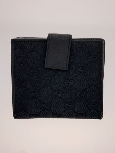 商品画像：2つ折り財布/キャンバス/BLK/メンズ/112716// 2