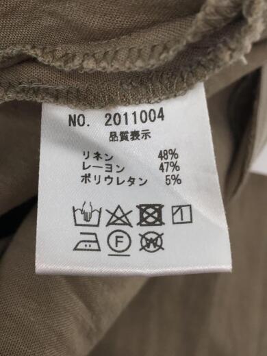 画像：BRISEMYワンショルダーワンピース/ワンピース/--/リネン/BEG4