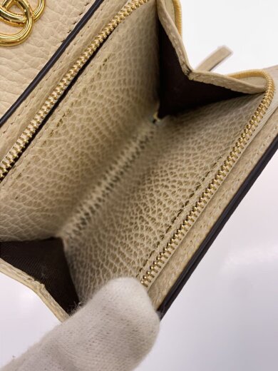 商品画像：グッチ/2つ折り財布/GGマーモント/PVC/クリーム/レディース/598587・0416// 5