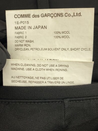 商品画像：ボトム/M/ウール/BLK/無地/1E-P015// 7