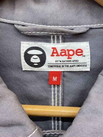 商品画像：ウォッシュドワークジャケット/M/コットン/GRY 3