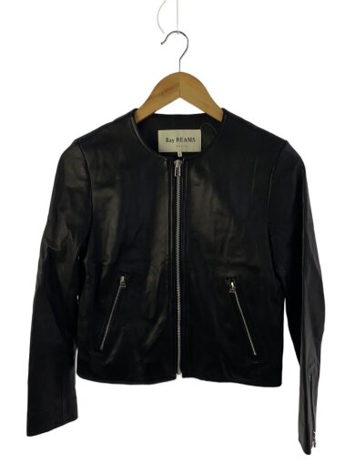 商品画像：レザージャケット・ブルゾン/O/羊革/BLK/63-18-0093-690 1